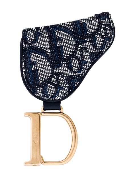 dior woven keychain|christian Dior saddle keychain.